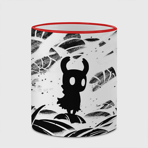 Кружка цветная Hollow Knight / 3D-Красный кант – фото 2