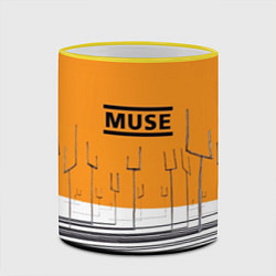 Кружка 3D Muse: Orange Mood, цвет: 3D-желтый кант — фото 2