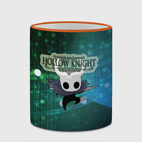 Кружка цветная HOLLOW KNIGHT / 3D-Оранжевый кант – фото 2