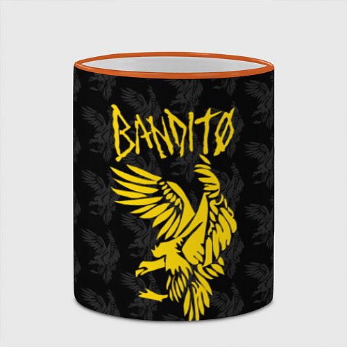 Кружка цветная TOP: BANDITO / 3D-Оранжевый кант – фото 2