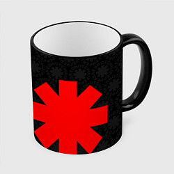 Кружка 3D RED HOT CHILI PEPPERS, цвет: 3D-черный кант