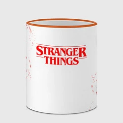 Кружка 3D STRANGER THINGS, цвет: 3D-оранжевый кант — фото 2