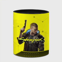 Кружка 3D CYBERPUNK 2077, цвет: 3D-белый + черный — фото 2