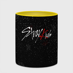 Кружка 3D STRAY KIDS, цвет: 3D-белый + желтый — фото 2