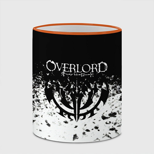 Кружка цветная Overlord / 3D-Оранжевый кант – фото 2