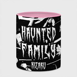 Кружка 3D KIZARU - HAUNTED FAMILY, цвет: 3D-белый + розовый — фото 2