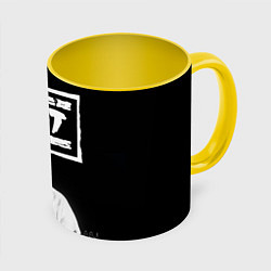 Кружка 3D ДДТ, цвет: 3D-белый + желтый