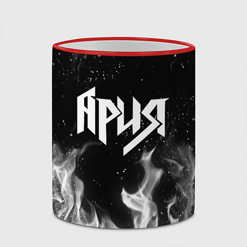 Кружка цветная АРИЯ / 3D-Красный кант – фото 2