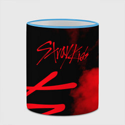 Кружка 3D Stray Kids, цвет: 3D-небесно-голубой кант — фото 2