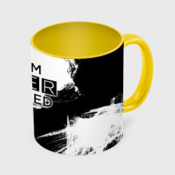 Кружка 3D Sherlock, цвет: 3D-белый + желтый