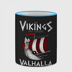 Кружка 3D Vikings Valhalla, цвет: 3D-небесно-голубой кант — фото 2