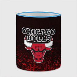 Кружка 3D CHICAGO BULLS, цвет: 3D-небесно-голубой кант — фото 2