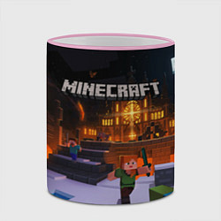 Кружка 3D MINECRAFT, цвет: 3D-розовый кант — фото 2