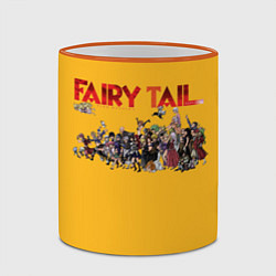 Кружка 3D Fairy Tail, цвет: 3D-оранжевый кант — фото 2
