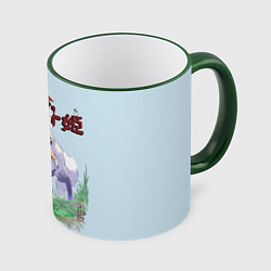 Кружка 3D Princess Mononoke, цвет: 3D-зеленый кант