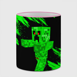 Кружка 3D MINECRAFT, цвет: 3D-розовый кант — фото 2