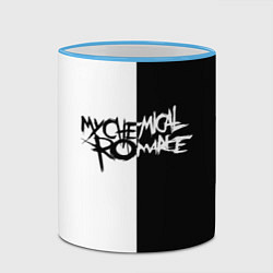 Кружка 3D My Chemical Romance, цвет: 3D-небесно-голубой кант — фото 2