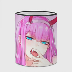 Кружка 3D Ahegao, цвет: 3D-черный кант — фото 2