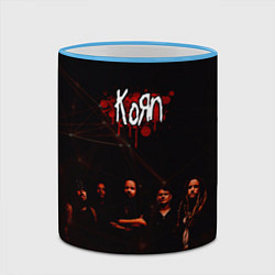 Кружка 3D Korn, цвет: 3D-небесно-голубой кант — фото 2
