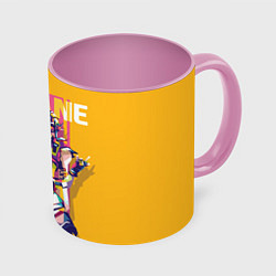 Кружка 3D Apex Legends Octane, цвет: 3D-белый + розовый
