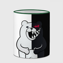 Кружка 3D MONOKUMA, цвет: 3D-зеленый кант — фото 2