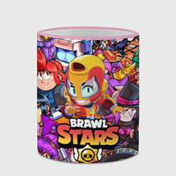Кружка 3D BRAWL STARS MAX, цвет: 3D-розовый кант — фото 2