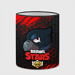 Кружка 3D BRAWL STARS CROW, цвет: 3D-черный кант — фото 2