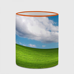 Кружка 3D Заставка Windows, цвет: 3D-оранжевый кант — фото 2