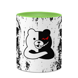 Кружка 3D MONOKUMA, цвет: 3D-белый + светло-зеленый — фото 2