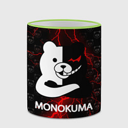 Кружка 3D MONOKUMA, цвет: 3D-светло-зеленый кант — фото 2
