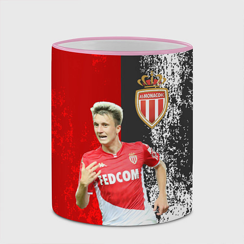 Кружка цветная Головин / 3D-Розовый кант – фото 2