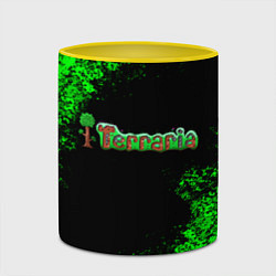 Кружка 3D Terraria, цвет: 3D-белый + желтый — фото 2