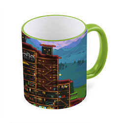 Кружка 3D TERRARIA, цвет: 3D-светло-зеленый кант