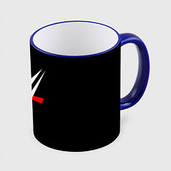 Кружка 3D WWE, цвет: 3D-синий кант