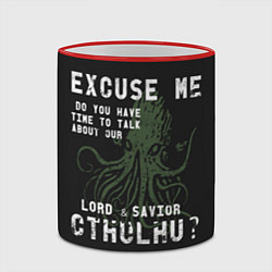 Кружка 3D Cthulhu, цвет: 3D-красный кант — фото 2