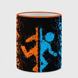 Кружка 3D PORTAL, цвет: 3D-оранжевый кант — фото 2