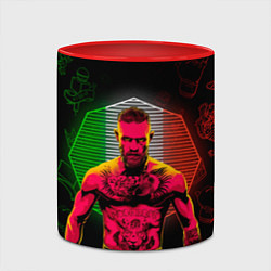 Кружка 3D CONOR McGREGOR, цвет: 3D-белый + красный — фото 2