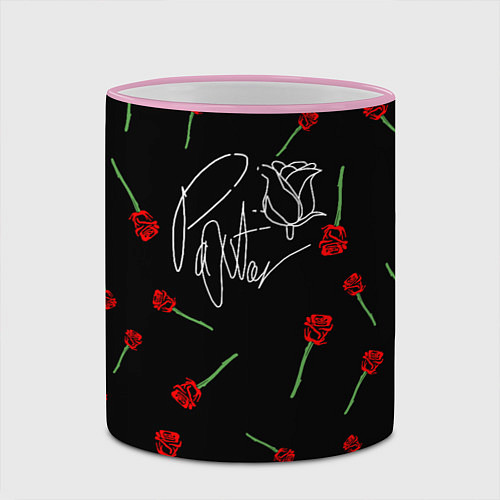 Кружка цветная Payton Moormeier: TikTok / 3D-Розовый кант – фото 2