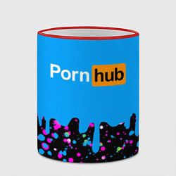 Кружка 3D PornHub, цвет: 3D-красный кант — фото 2
