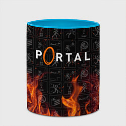 Кружка 3D PORTAL, цвет: 3D-белый + небесно-голубой — фото 2