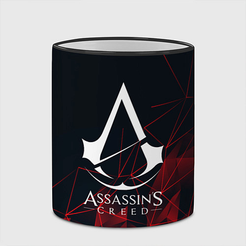 Кружка цветная ASSASSINS CREED / 3D-Черный кант – фото 2