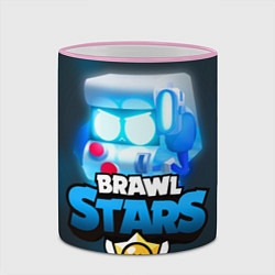 Кружка 3D BRAWL STARS 8 BIT, цвет: 3D-розовый кант — фото 2