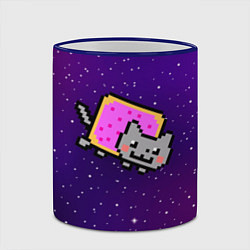 Кружка 3D Nyan Cat, цвет: 3D-синий кант — фото 2