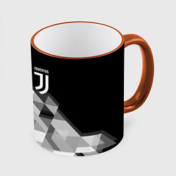 Кружка 3D JUVENTUS, цвет: 3D-оранжевый кант