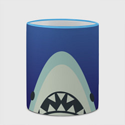 Кружка 3D IKEA Shark, цвет: 3D-небесно-голубой кант — фото 2