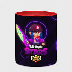 Кружка 3D Brawl Stars Heroine Bibi, цвет: 3D-белый + красный — фото 2