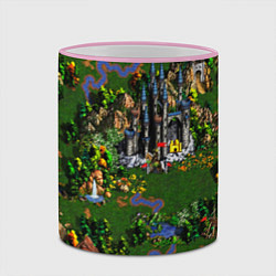 Кружка 3D Heroes of Might and Magic, цвет: 3D-розовый кант — фото 2