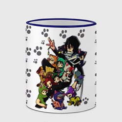 Кружка 3D Моя Геройская Академия, цвет: 3D-синий кант — фото 2