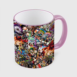 Кружка 3D Academia stikerbombing, цвет: 3D-розовый кант