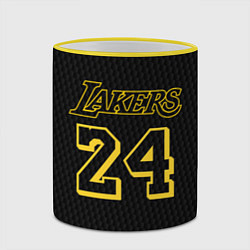 Кружка 3D Kobe Bryant, цвет: 3D-желтый кант — фото 2
